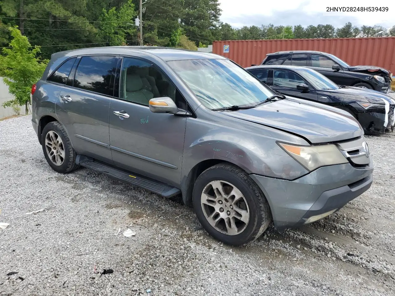 2008 Acura Mdx VIN: 2HNYD28248H539439 Lot: 56574695
