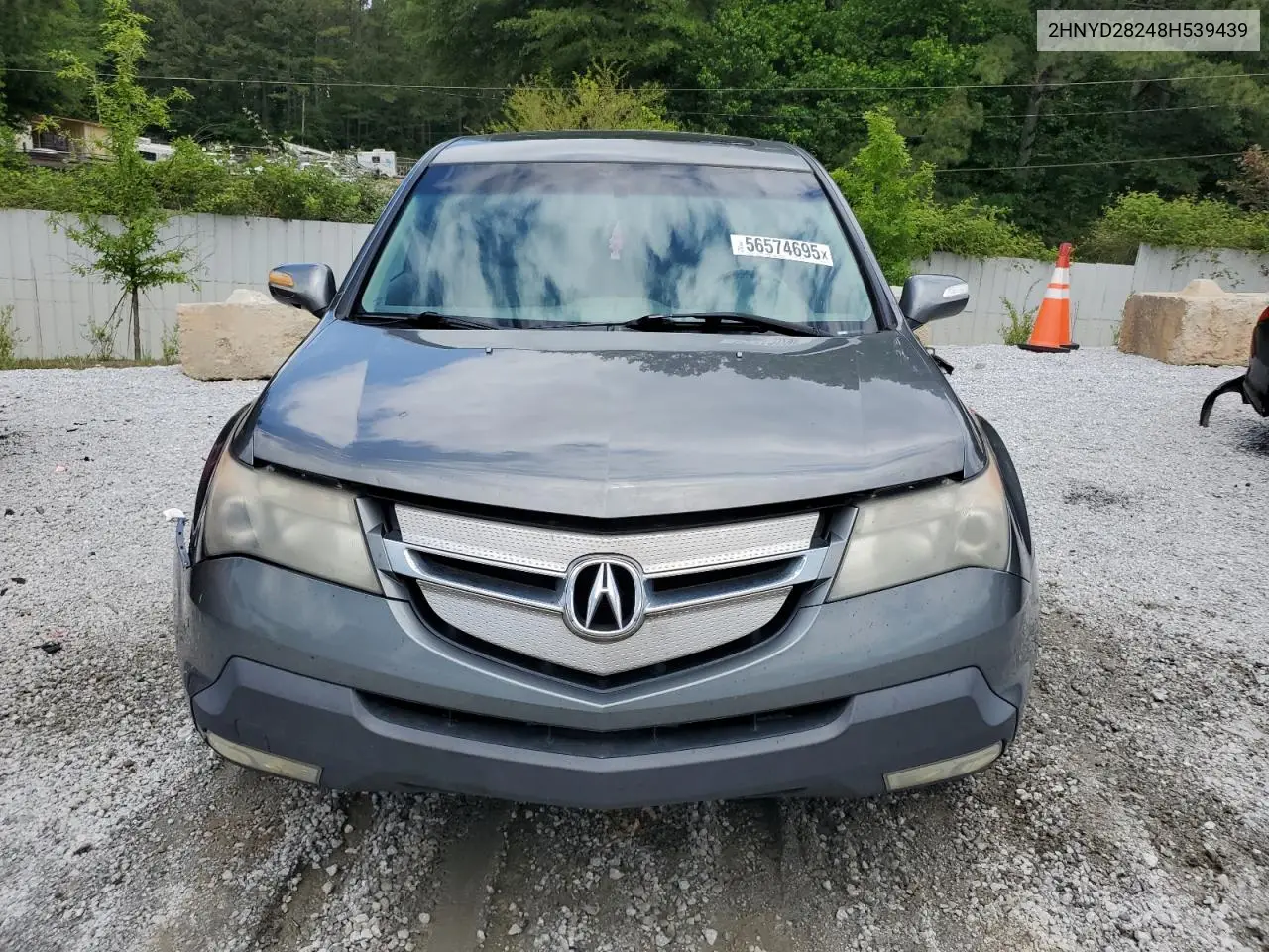 2008 Acura Mdx VIN: 2HNYD28248H539439 Lot: 56574695