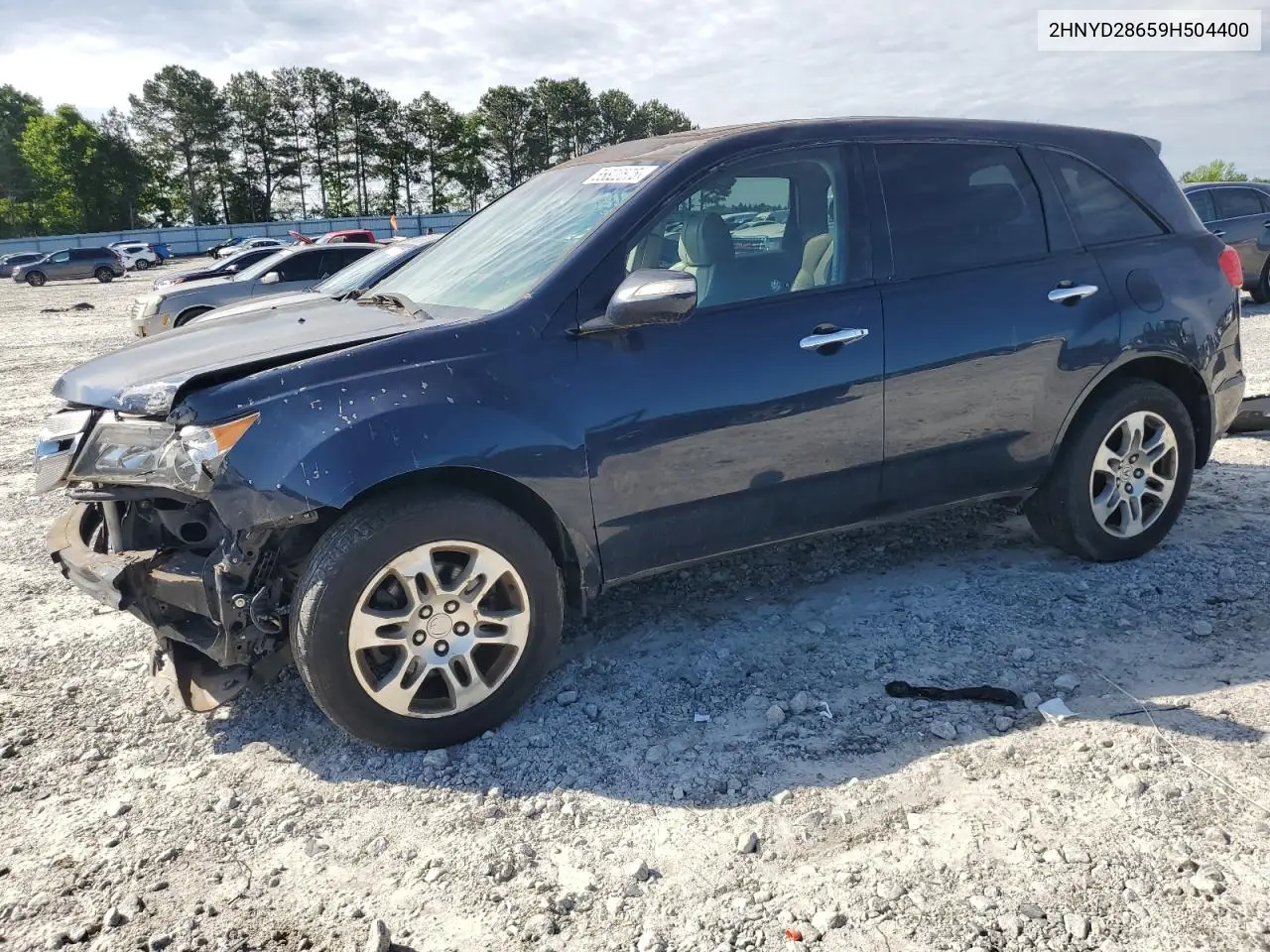 2009 Acura Mdx Technology VIN: 2HNYD28659H504400 Lot: 55822575