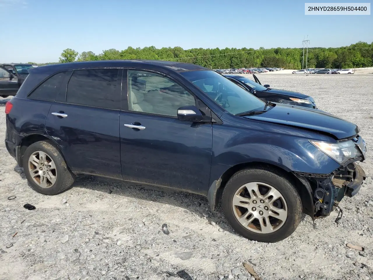 2009 Acura Mdx Technology VIN: 2HNYD28659H504400 Lot: 55822575