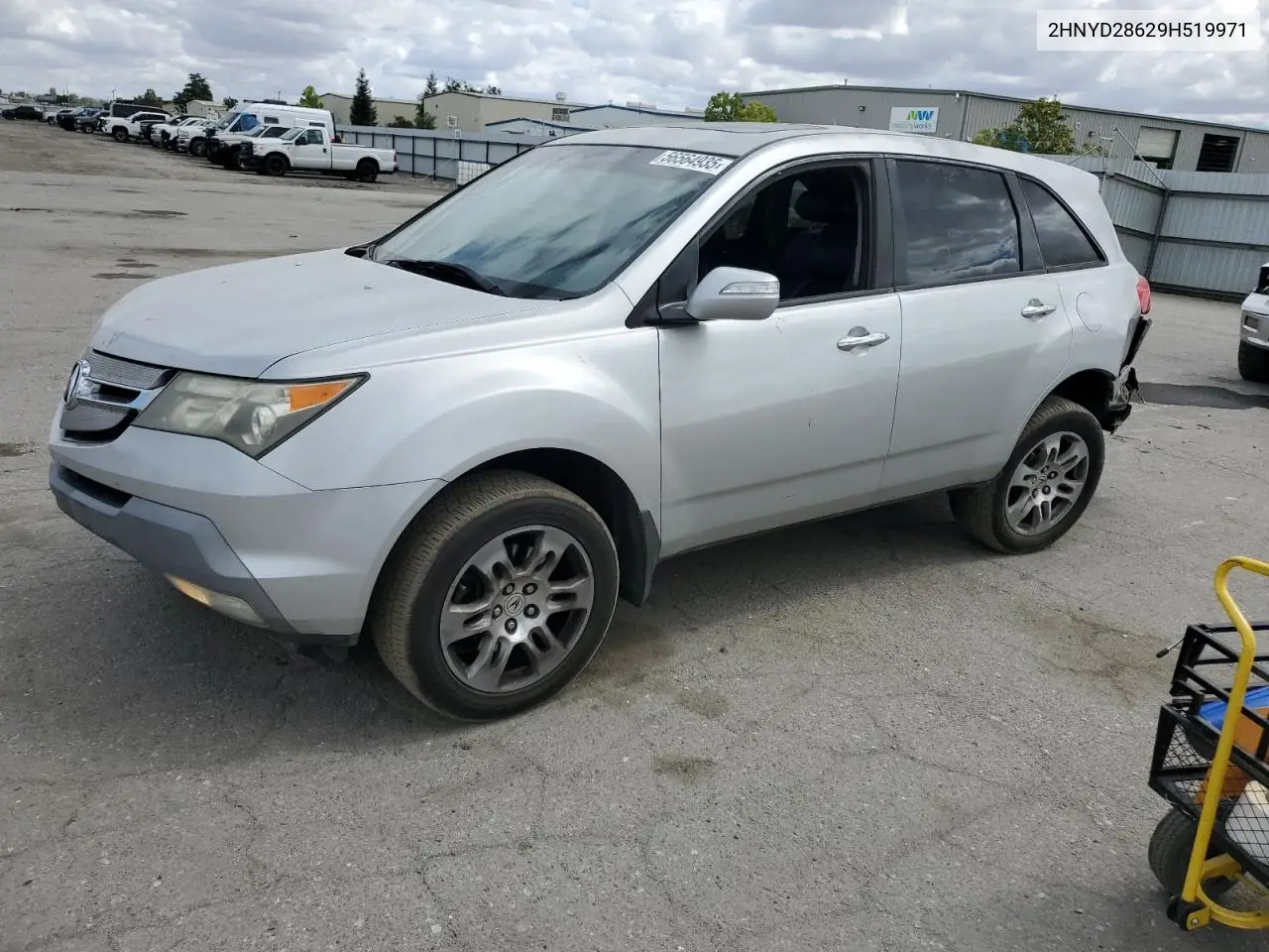 2009 Acura Mdx Technology VIN: 2HNYD28629H519971 Lot: 56564935