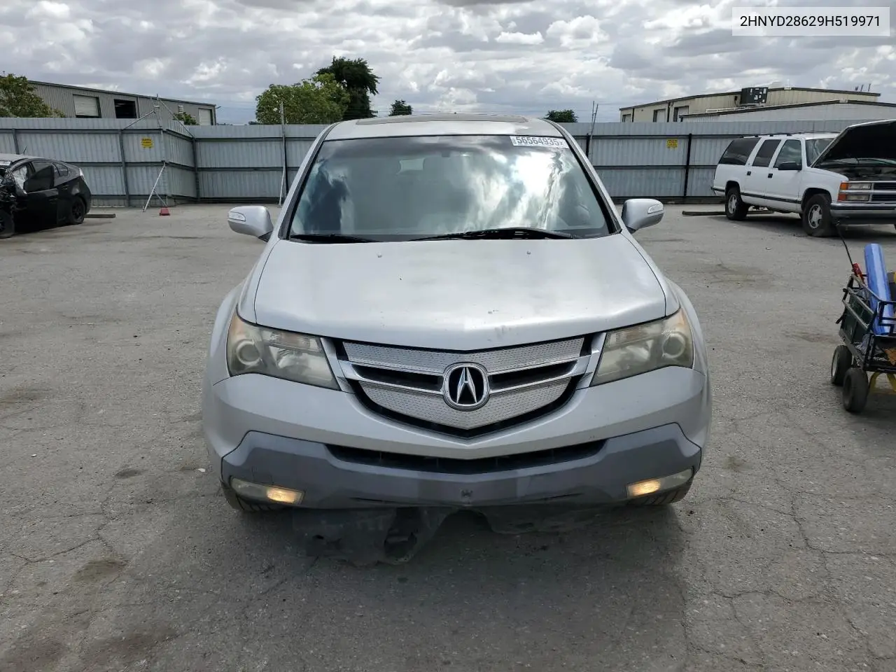 2009 Acura Mdx Technology VIN: 2HNYD28629H519971 Lot: 56564935