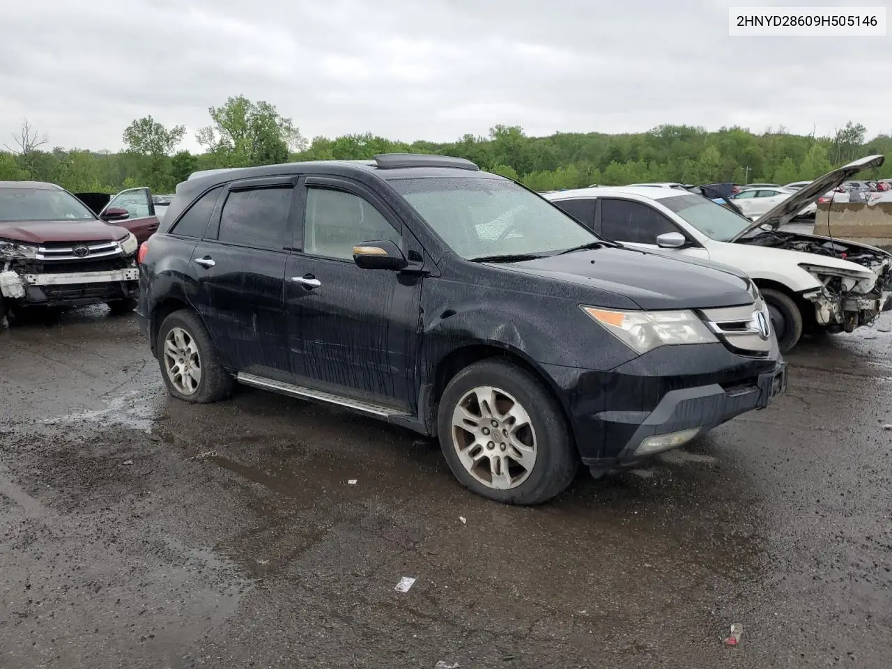 2009 Acura Mdx Technology VIN: 2HNYD28609H505146 Lot: 56674345