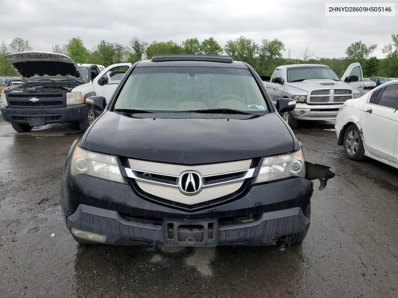 2009 Acura Mdx Technology VIN: 2HNYD28609H505146 Lot: 56674345