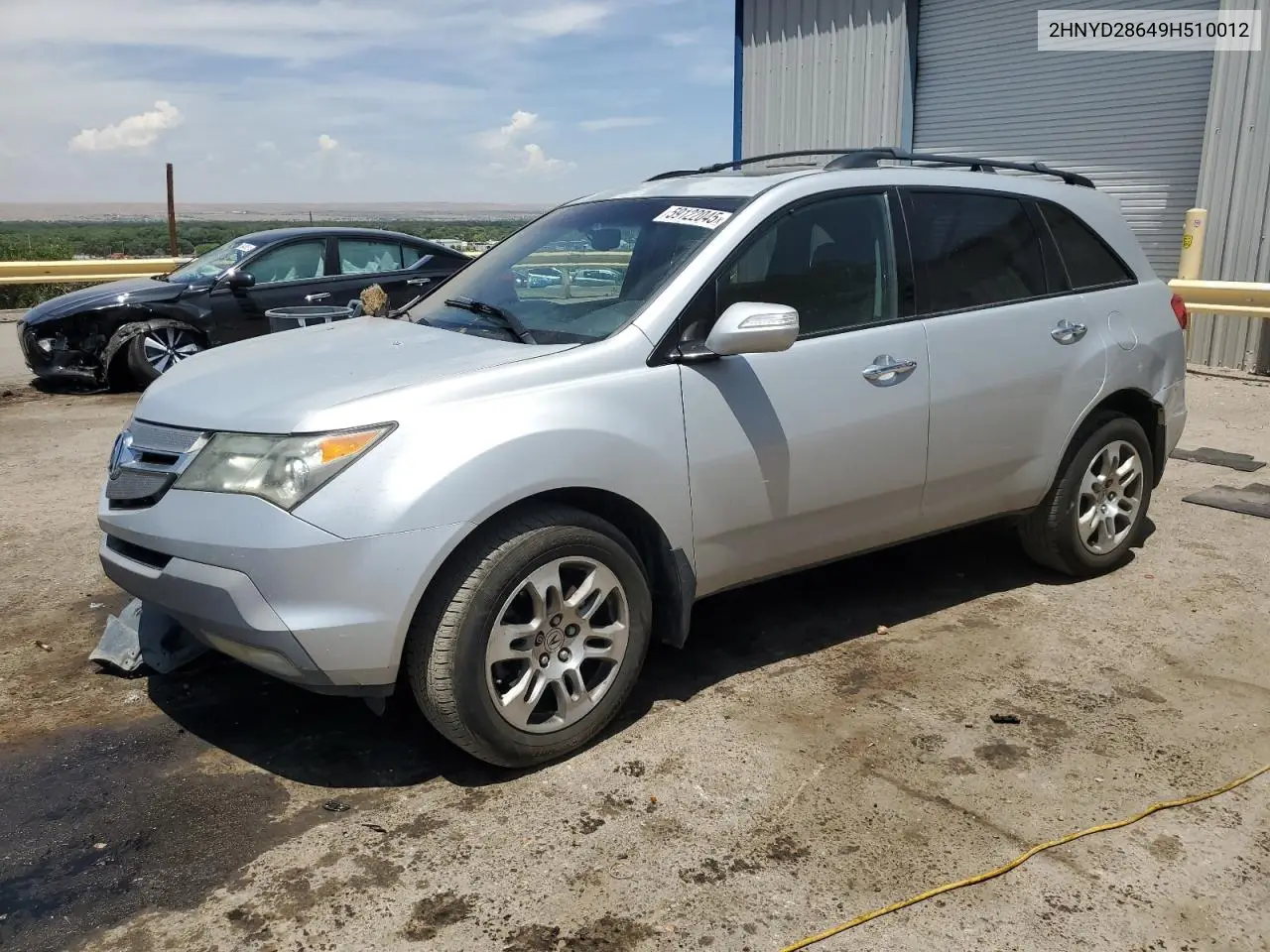 2009 Acura Mdx Technology VIN: 2HNYD28649H510012 Lot: 59122045