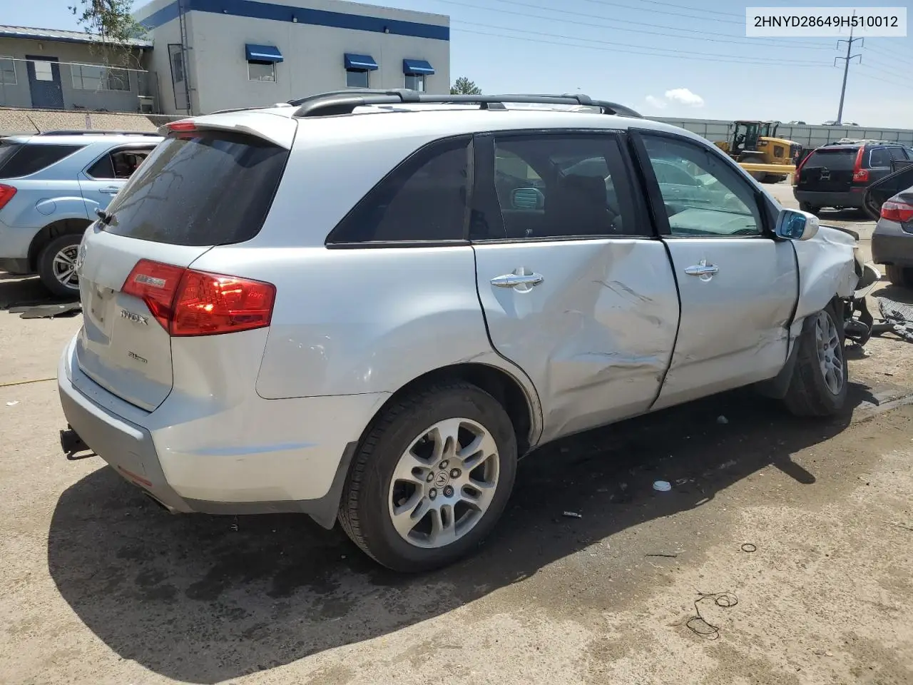 2009 Acura Mdx Technology VIN: 2HNYD28649H510012 Lot: 59122045