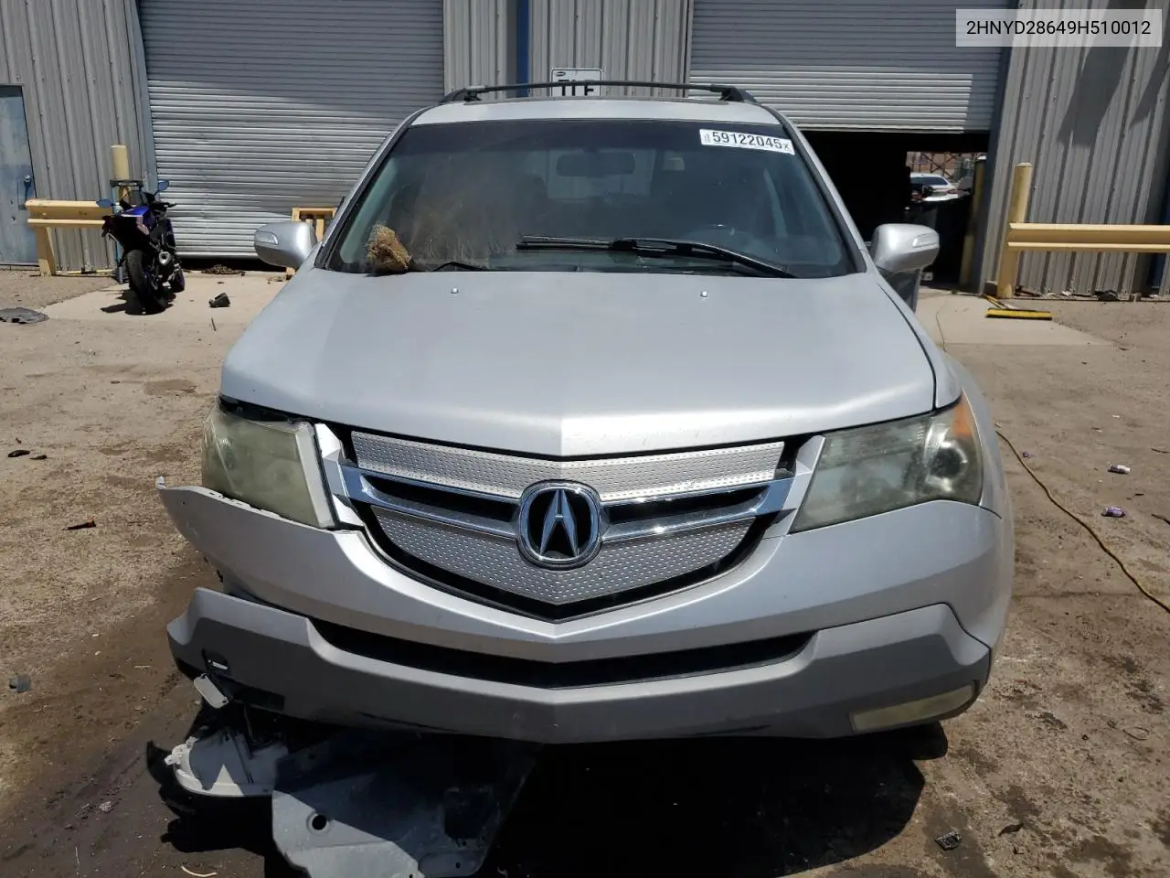 2009 Acura Mdx Technology VIN: 2HNYD28649H510012 Lot: 59122045