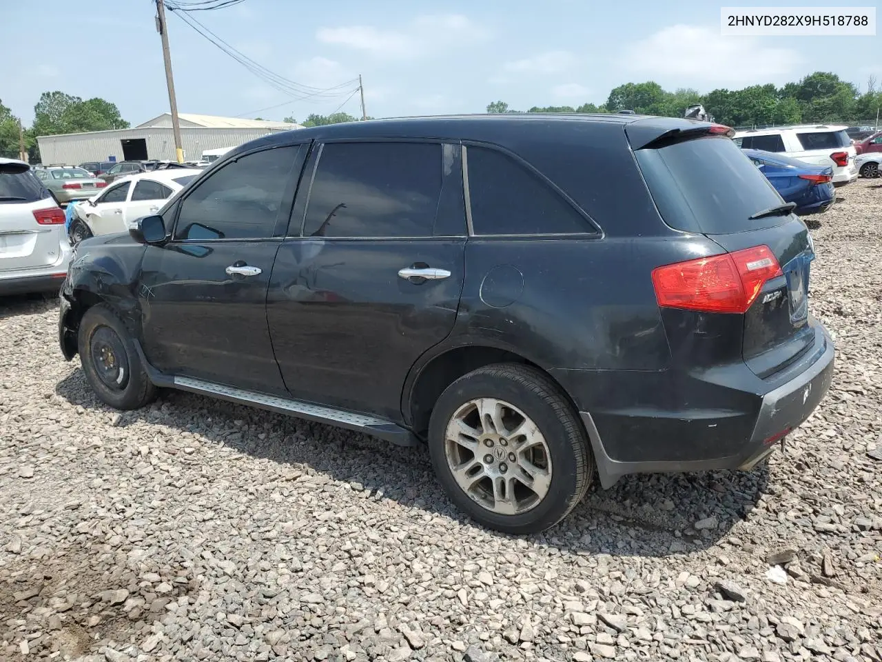 2009 Acura Mdx VIN: 2HNYD282X9H518788 Lot: 61905195