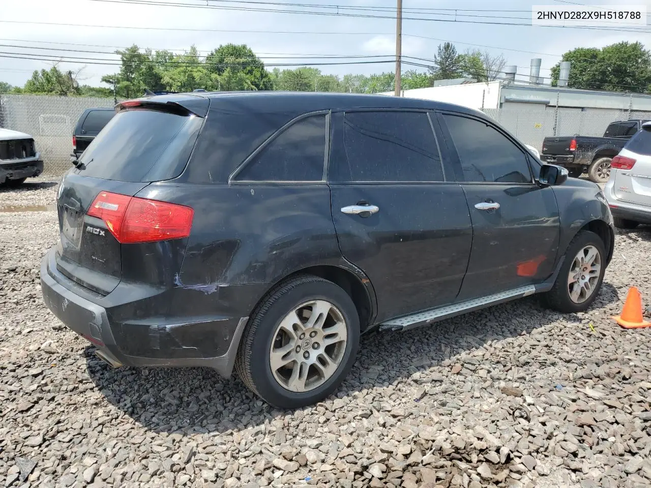 2009 Acura Mdx VIN: 2HNYD282X9H518788 Lot: 61905195