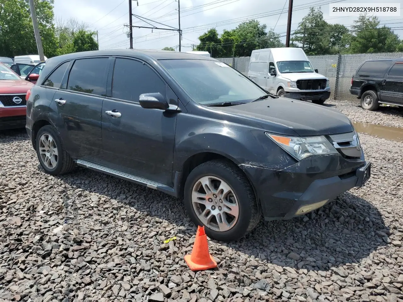 2009 Acura Mdx VIN: 2HNYD282X9H518788 Lot: 61905195