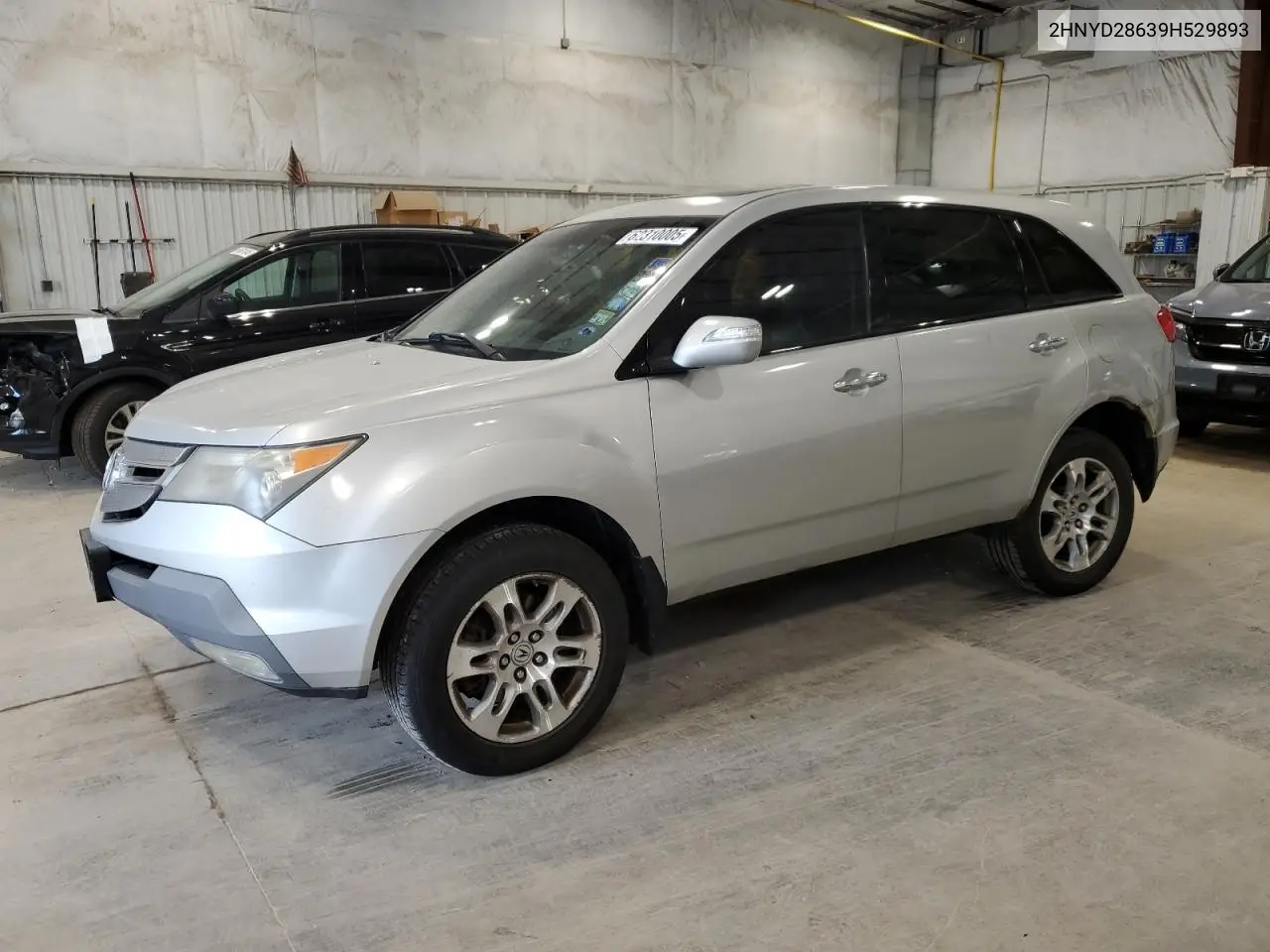 2009 Acura Mdx Technology VIN: 2HNYD28639H529893 Lot: 62310005