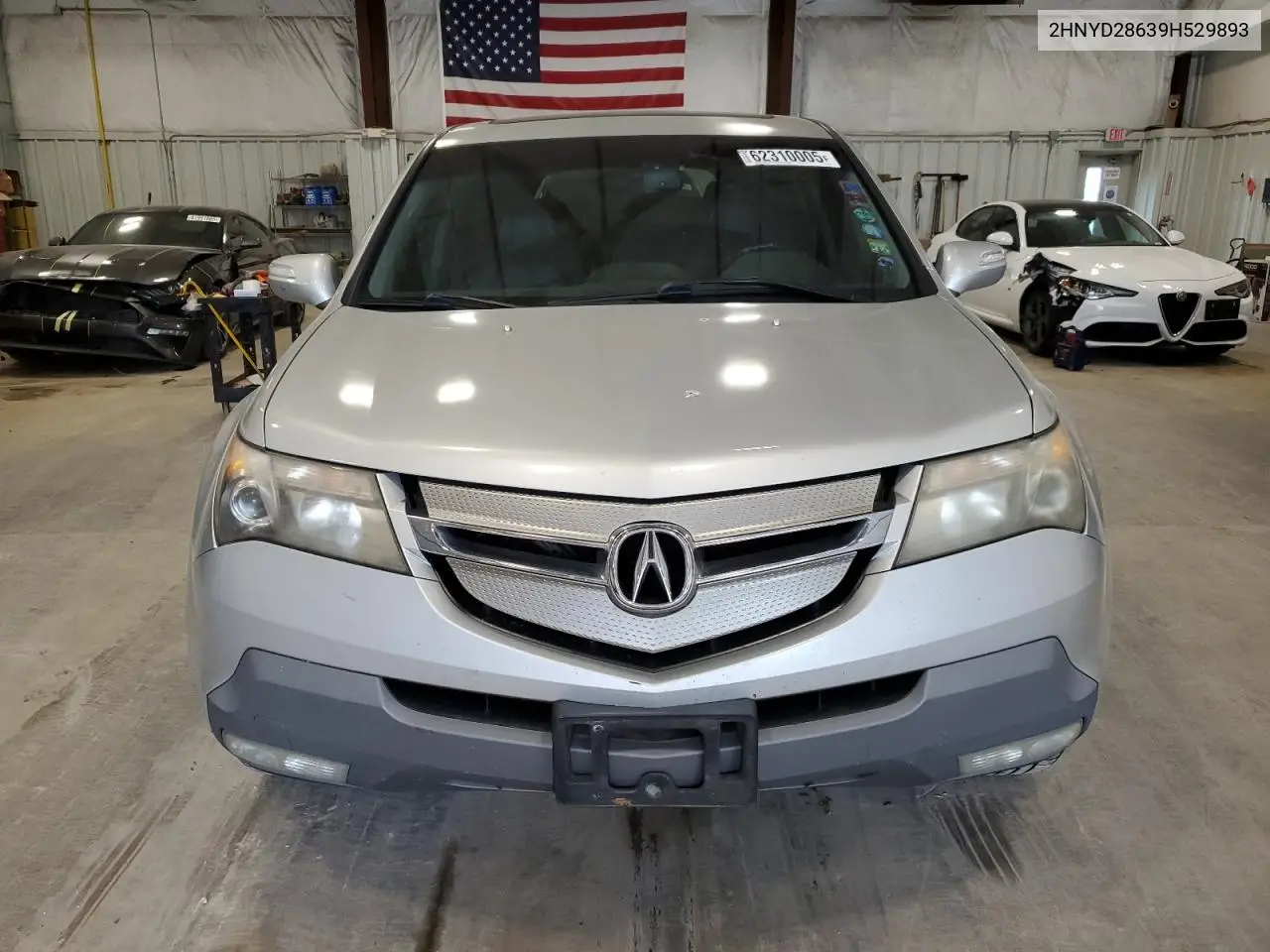 2009 Acura Mdx Technology VIN: 2HNYD28639H529893 Lot: 62310005