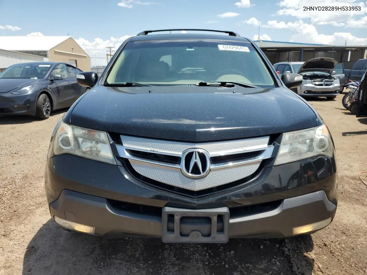 2009 Acura Mdx VIN: 2HNYD28289H533953 Lot: 62429645
