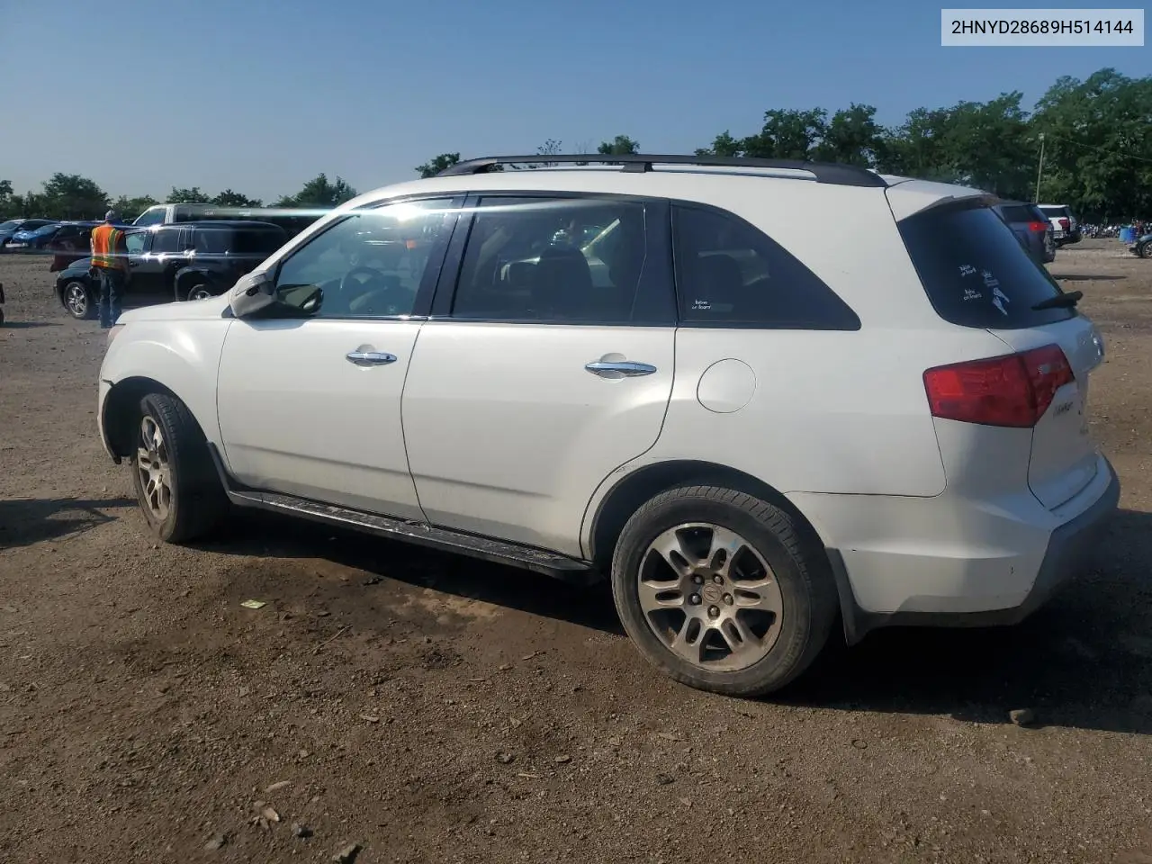 2009 Acura Mdx Technology VIN: 2HNYD28689H514144 Lot: 62633005