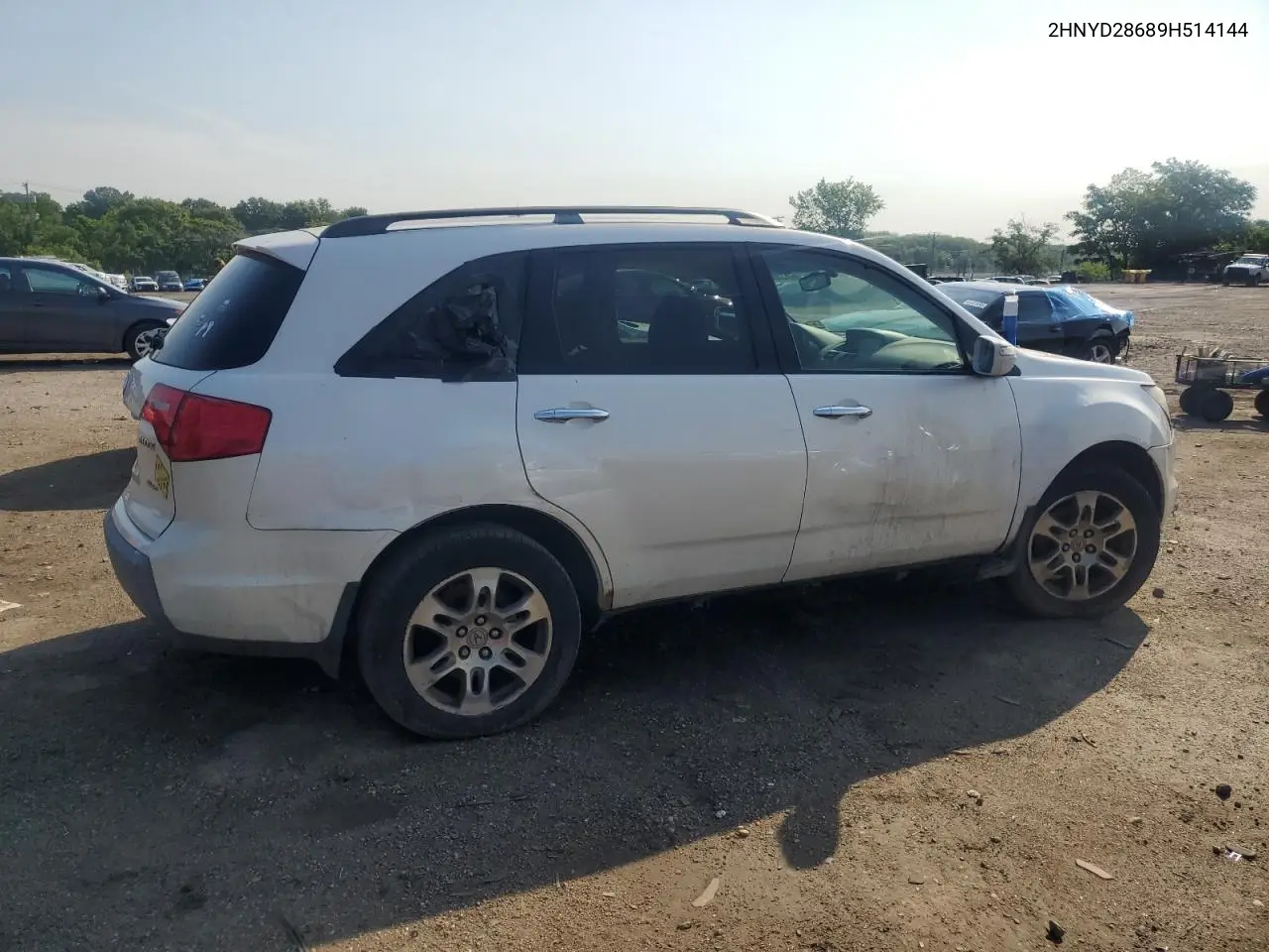 2009 Acura Mdx Technology VIN: 2HNYD28689H514144 Lot: 62633005