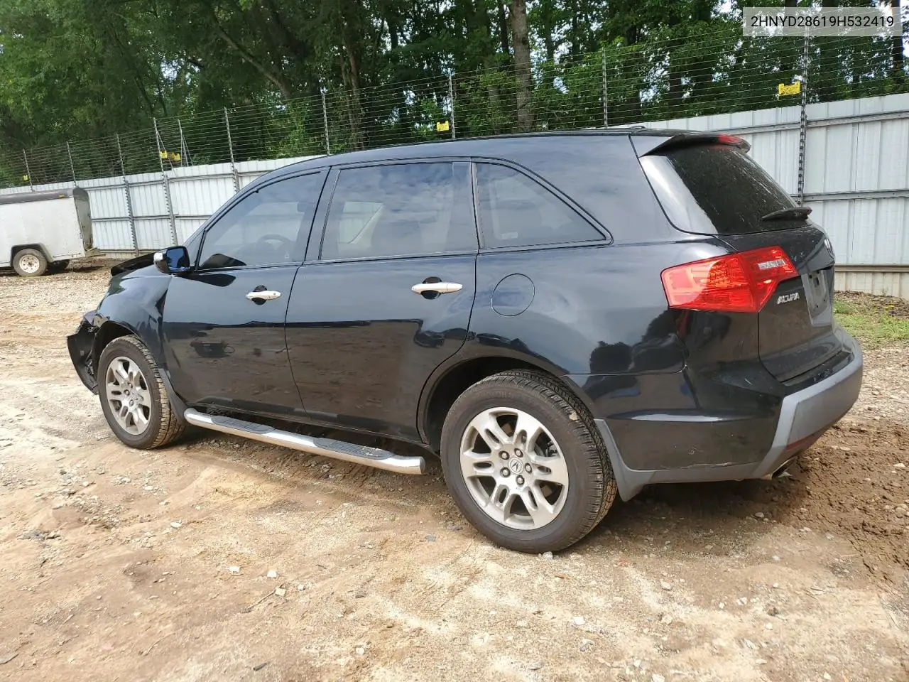 2009 Acura Mdx Technology VIN: 2HNYD28619H532419 Lot: 62638995