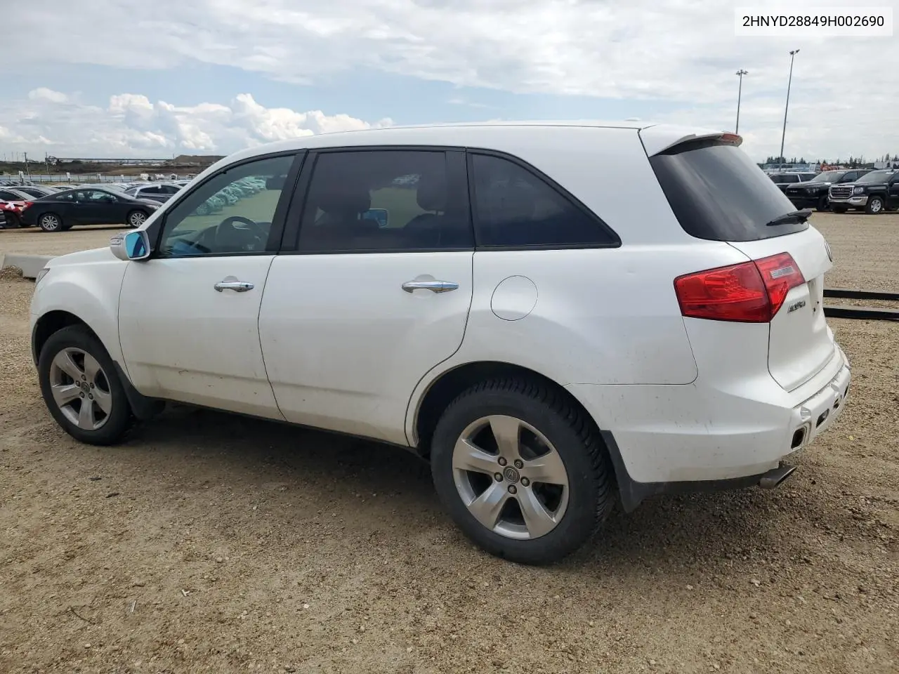 2009 Acura Mdx Sport VIN: 2HNYD28849H002690 Lot: 62782885