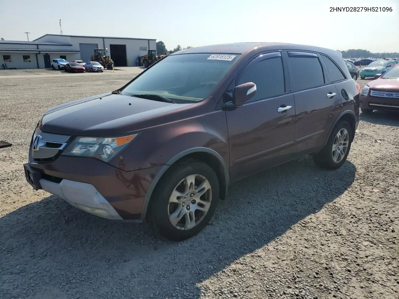 2009 Acura Mdx VIN: 2HNYD28279H521096 Lot: 62816125