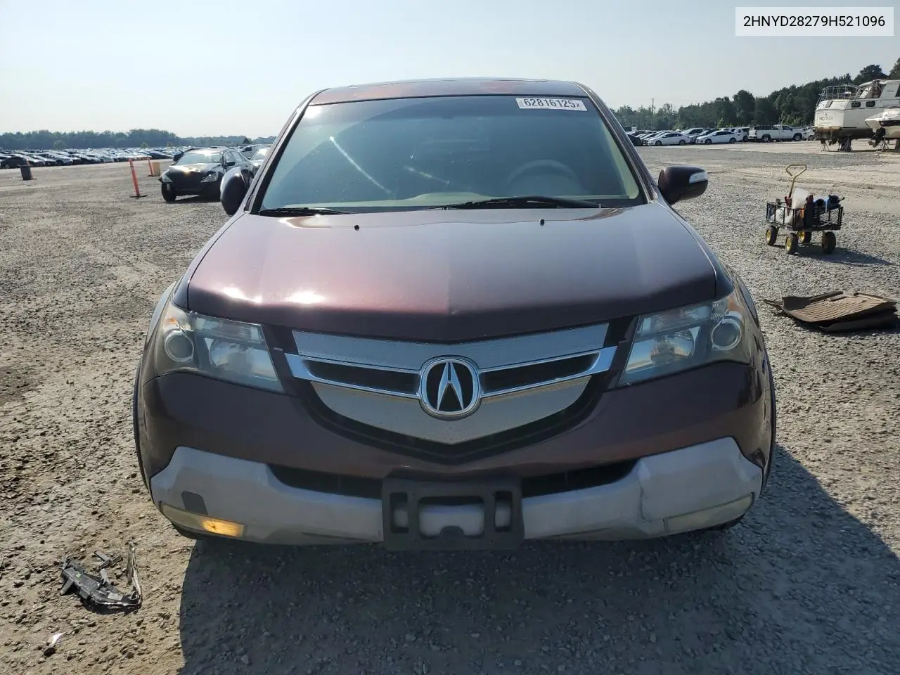 2009 Acura Mdx VIN: 2HNYD28279H521096 Lot: 62816125