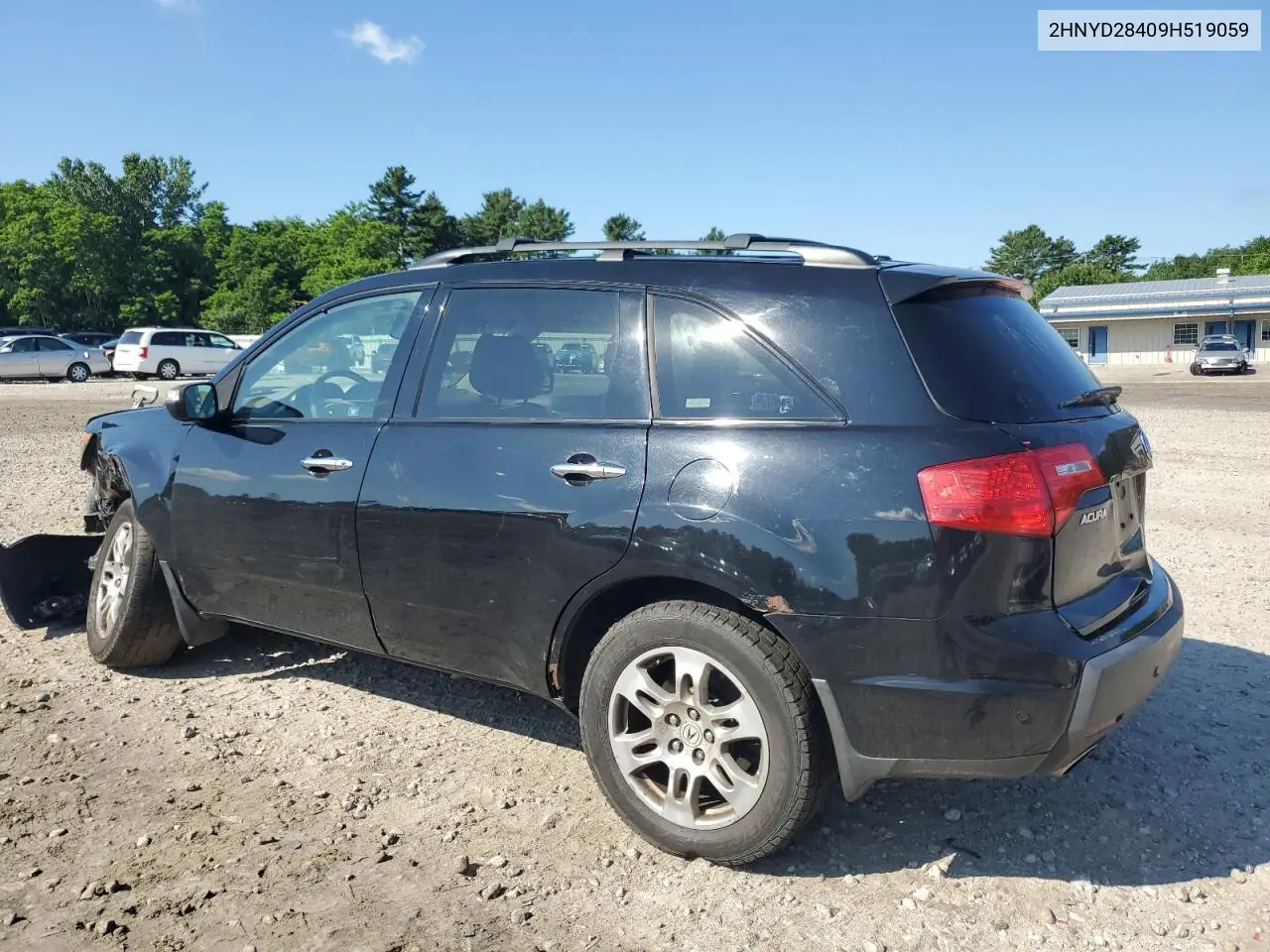 2009 Acura Mdx Technology VIN: 2HNYD28409H519059 Lot: 62892705
