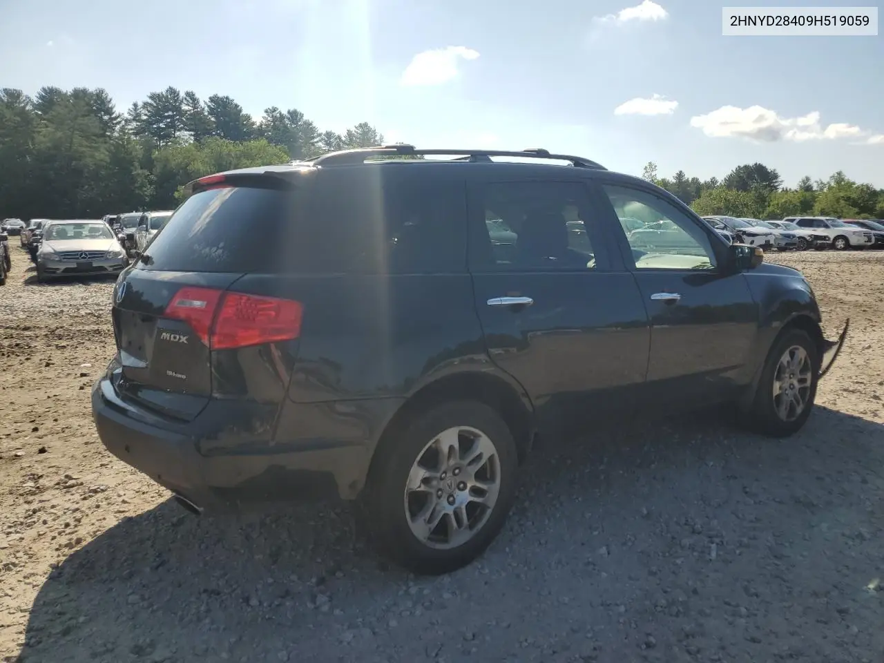 2009 Acura Mdx Technology VIN: 2HNYD28409H519059 Lot: 62892705