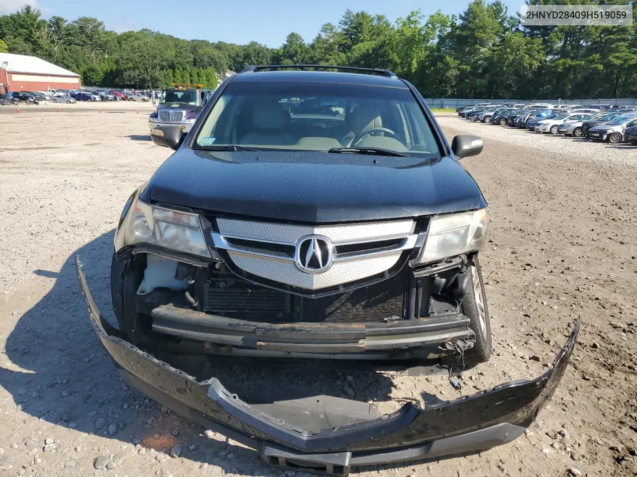 2009 Acura Mdx Technology VIN: 2HNYD28409H519059 Lot: 62892705