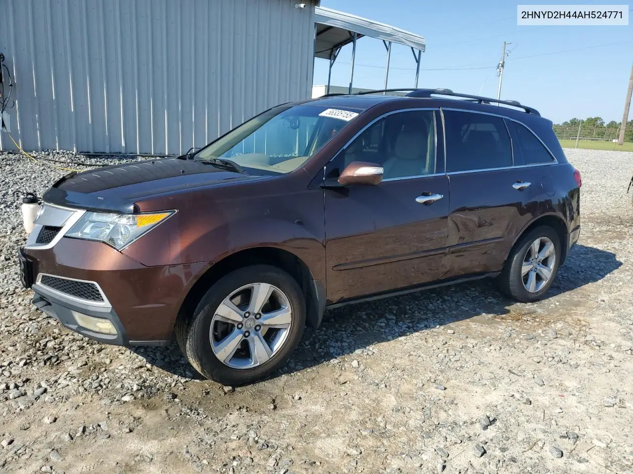 2010 Acura Mdx Technology VIN: 2HNYD2H44AH524771 Lot: 56335155
