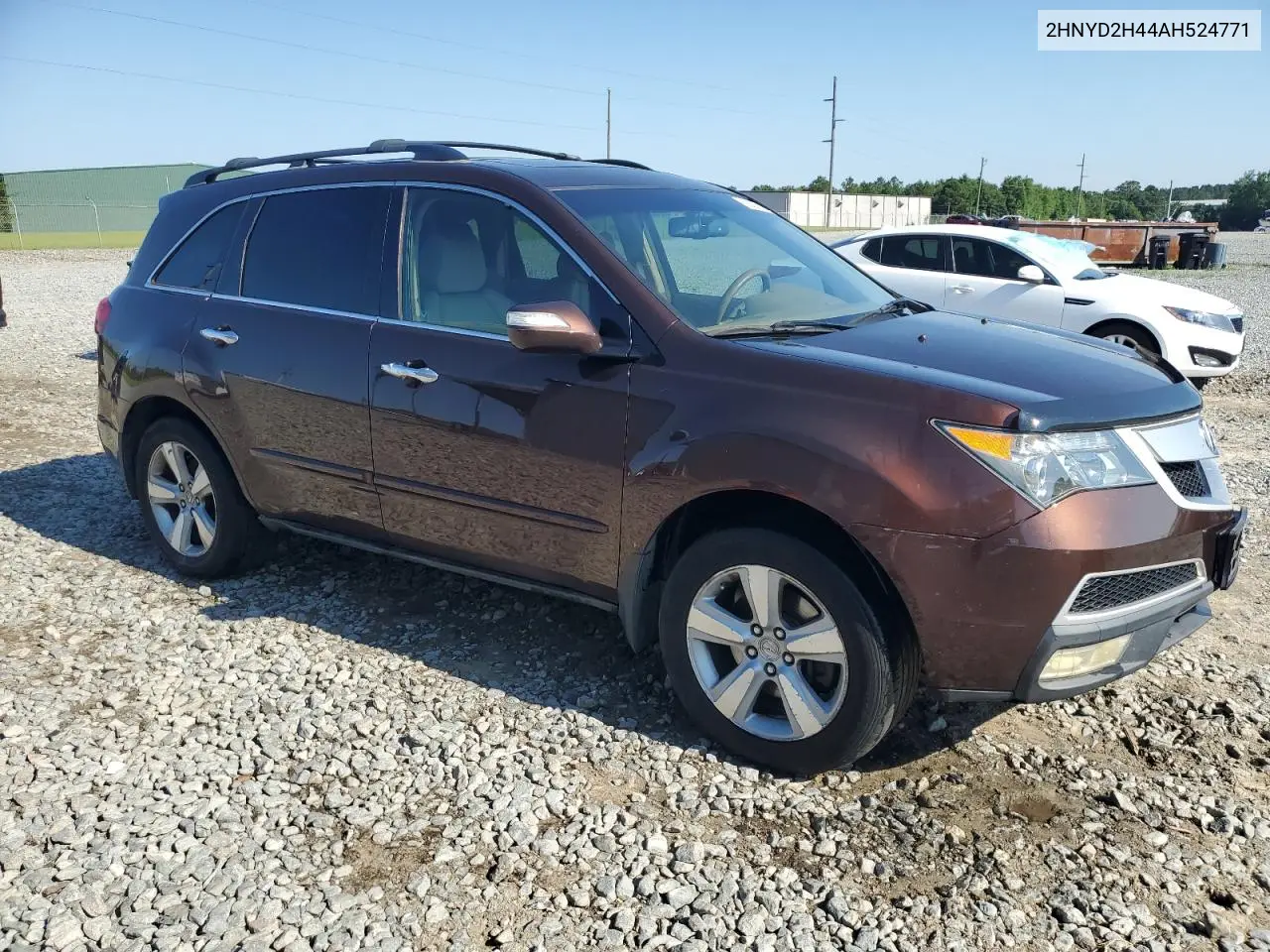 2010 Acura Mdx Technology VIN: 2HNYD2H44AH524771 Lot: 56335155