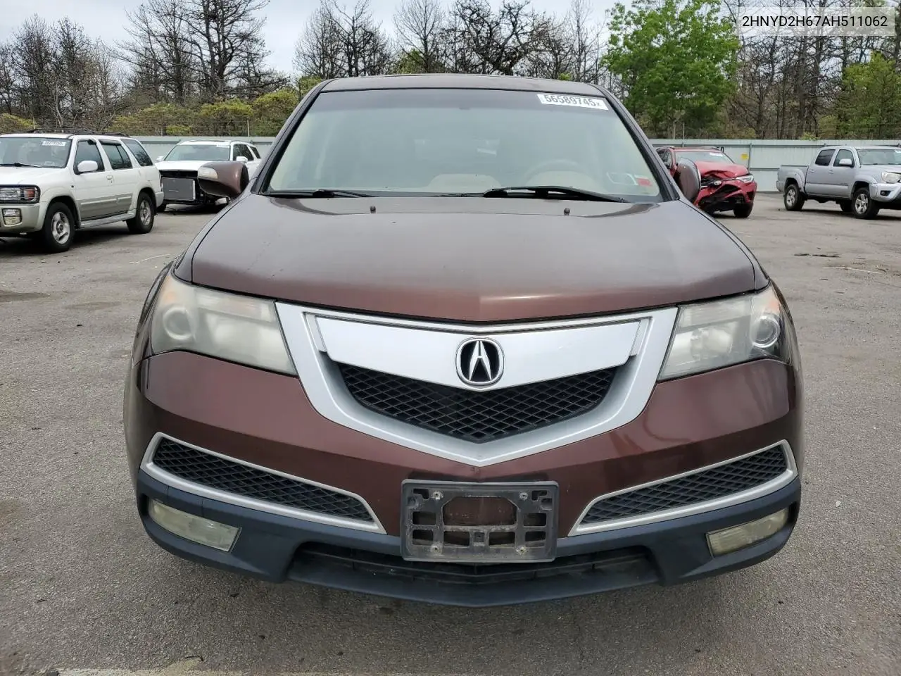 2010 Acura Mdx Technology VIN: 2HNYD2H67AH511062 Lot: 56589745