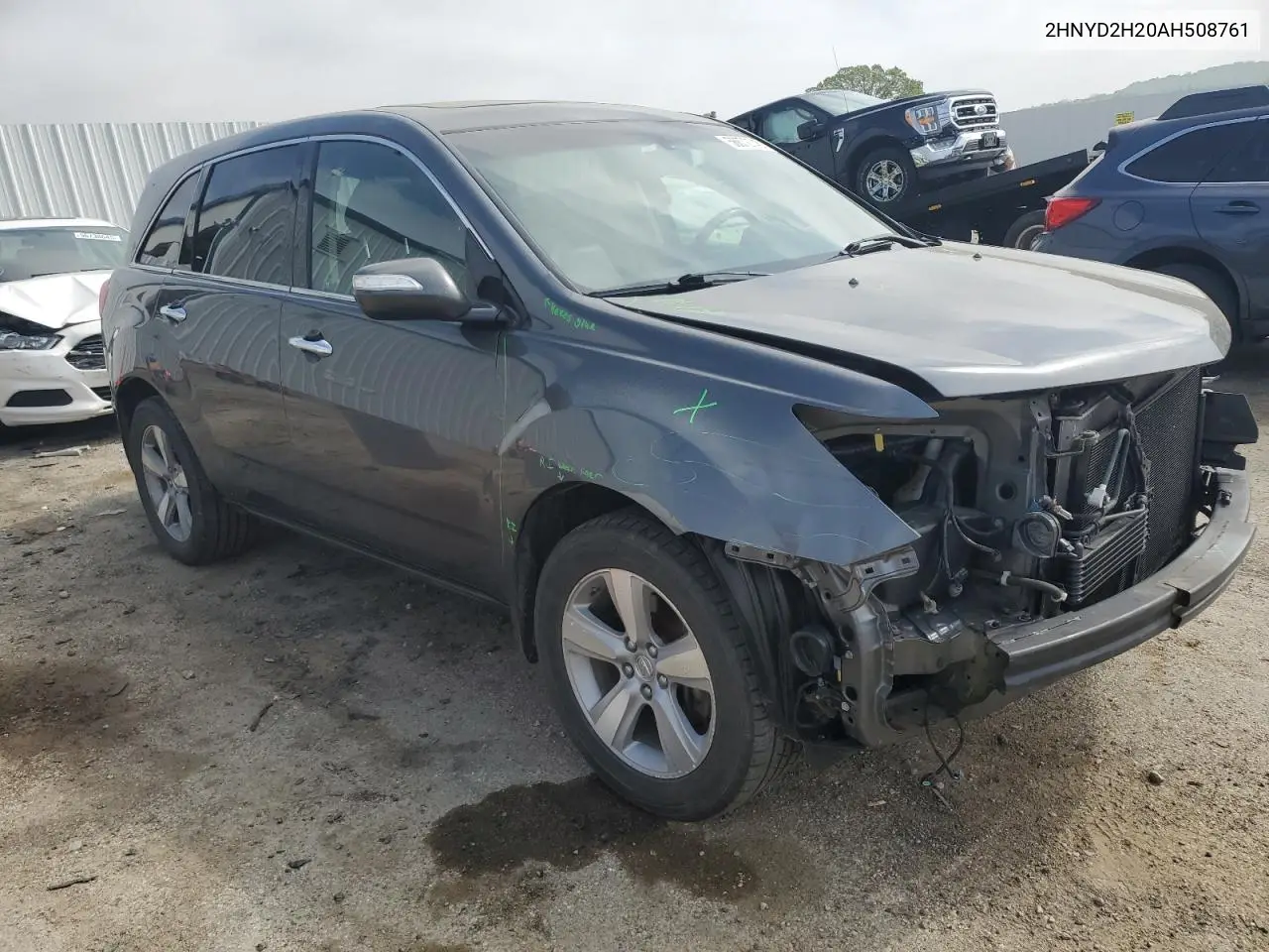 2010 Acura Mdx VIN: 2HNYD2H20AH508761 Lot: 56672745