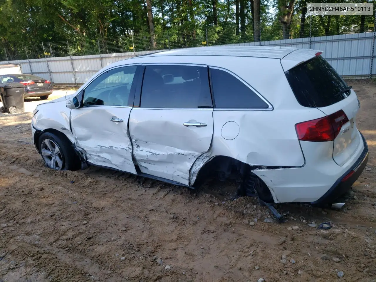 2010 Acura Mdx Technology VIN: 2HNYD2H46AH510113 Lot: 59907885