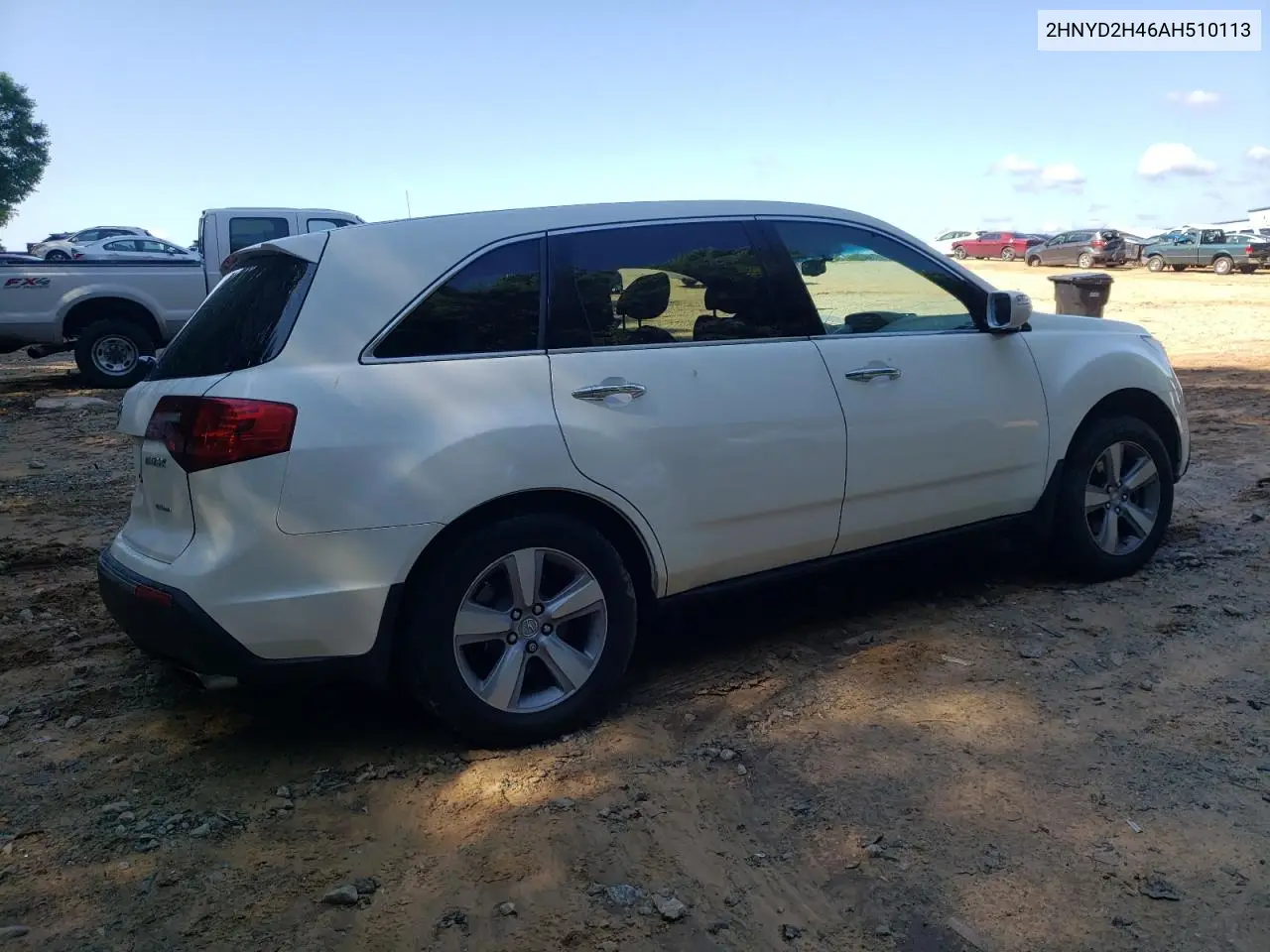 2010 Acura Mdx Technology VIN: 2HNYD2H46AH510113 Lot: 59907885