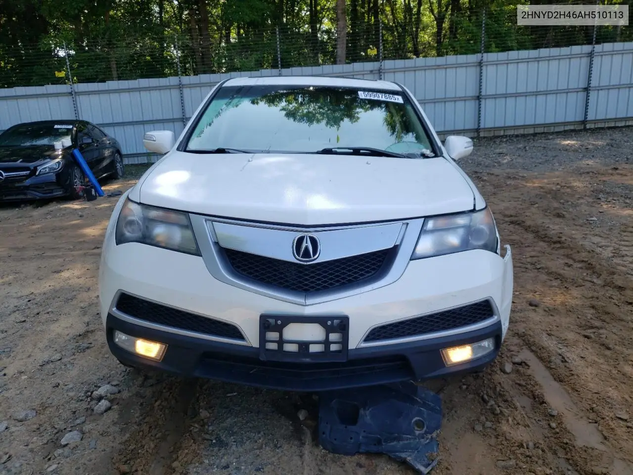 2010 Acura Mdx Technology VIN: 2HNYD2H46AH510113 Lot: 59907885