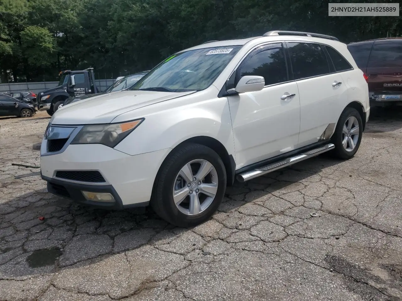 2010 Acura Mdx VIN: 2HNYD2H21AH525889 Lot: 62573825
