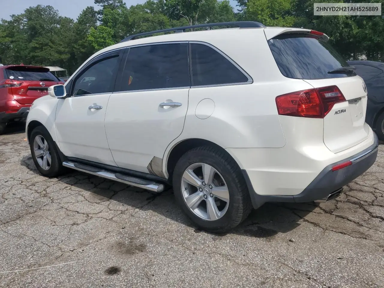 2010 Acura Mdx VIN: 2HNYD2H21AH525889 Lot: 62573825