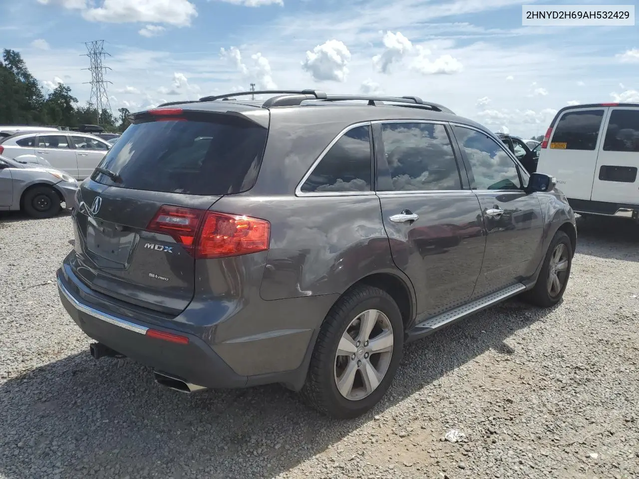 2010 Acura Mdx Technology VIN: 2HNYD2H69AH532429 Lot: 62583945