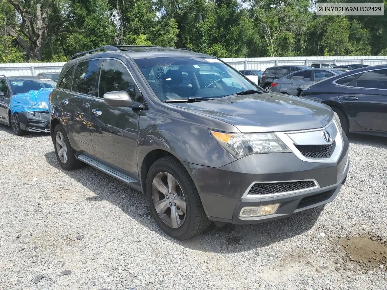 2010 Acura Mdx Technology VIN: 2HNYD2H69AH532429 Lot: 62583945