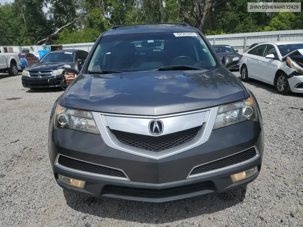 2010 Acura Mdx Technology VIN: 2HNYD2H69AH532429 Lot: 62583945