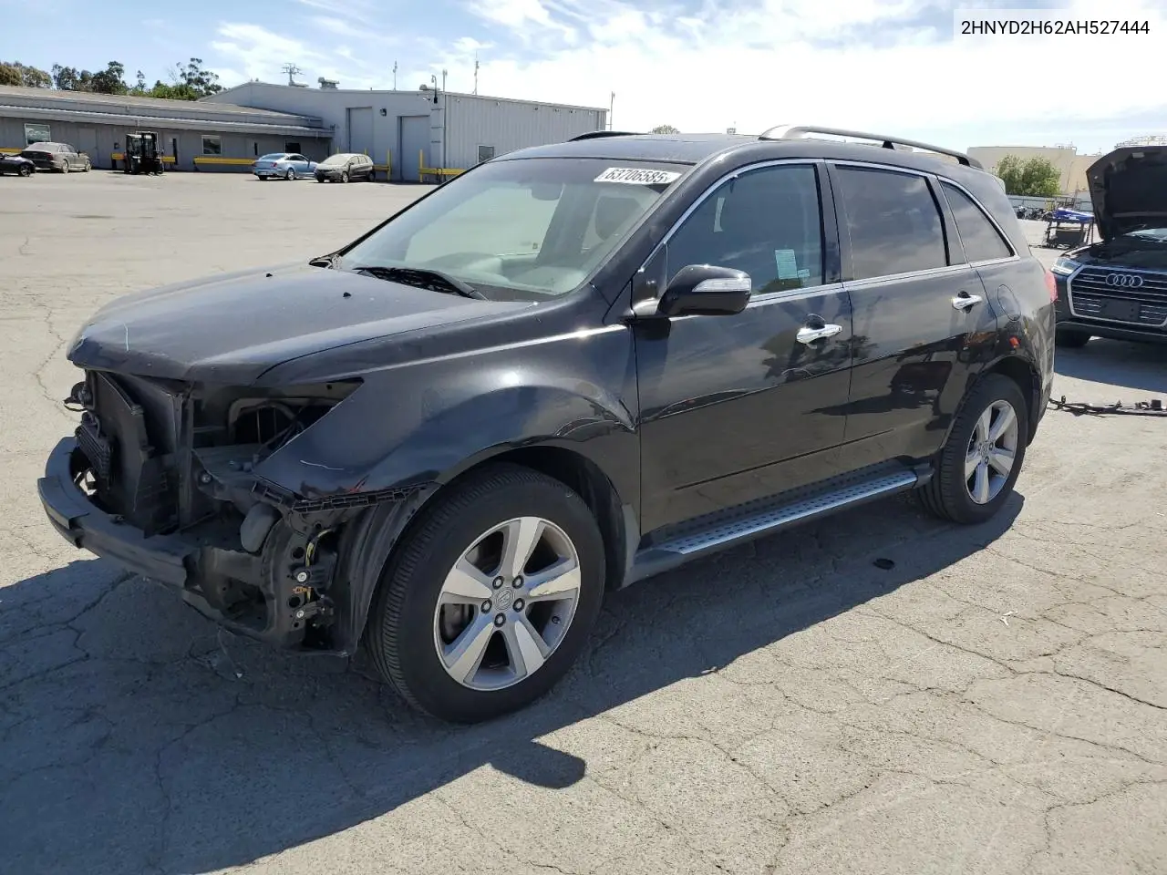 2010 Acura Mdx Technology VIN: 2HNYD2H62AH527444 Lot: 63706585