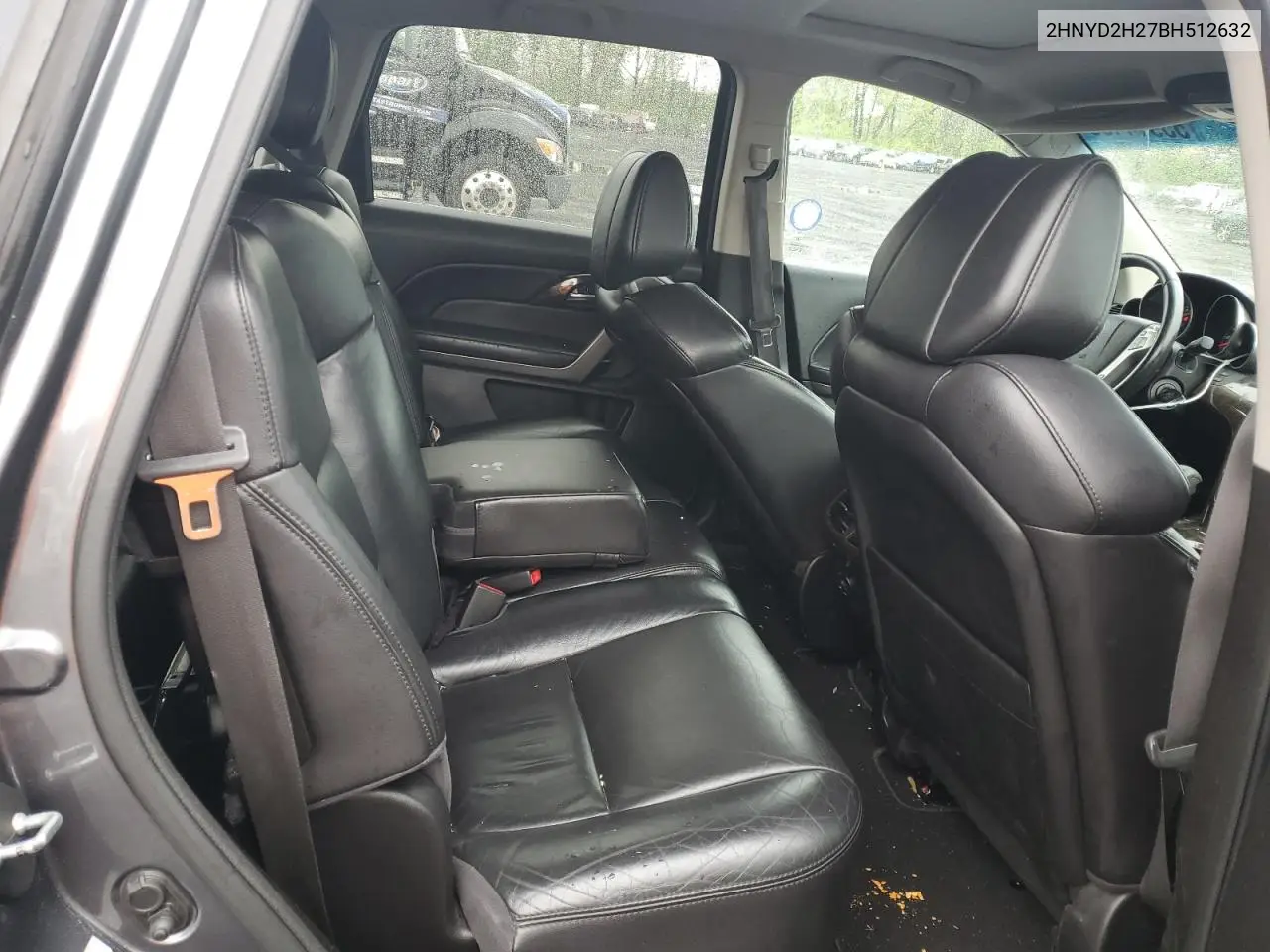 2011 Acura Mdx VIN: 2HNYD2H27BH512632 Lot: 55914485