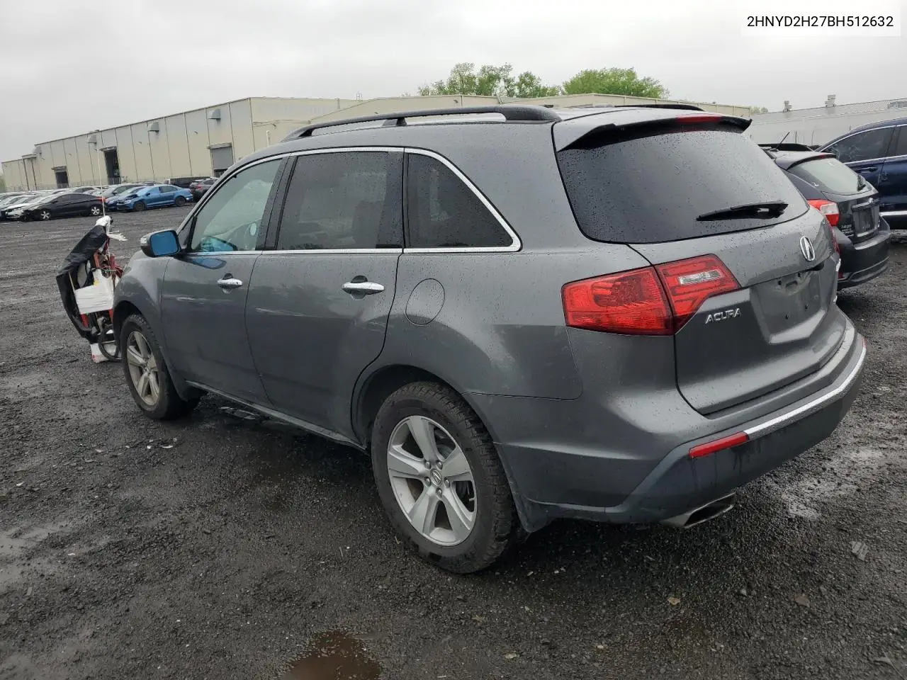 2011 Acura Mdx VIN: 2HNYD2H27BH512632 Lot: 55914485