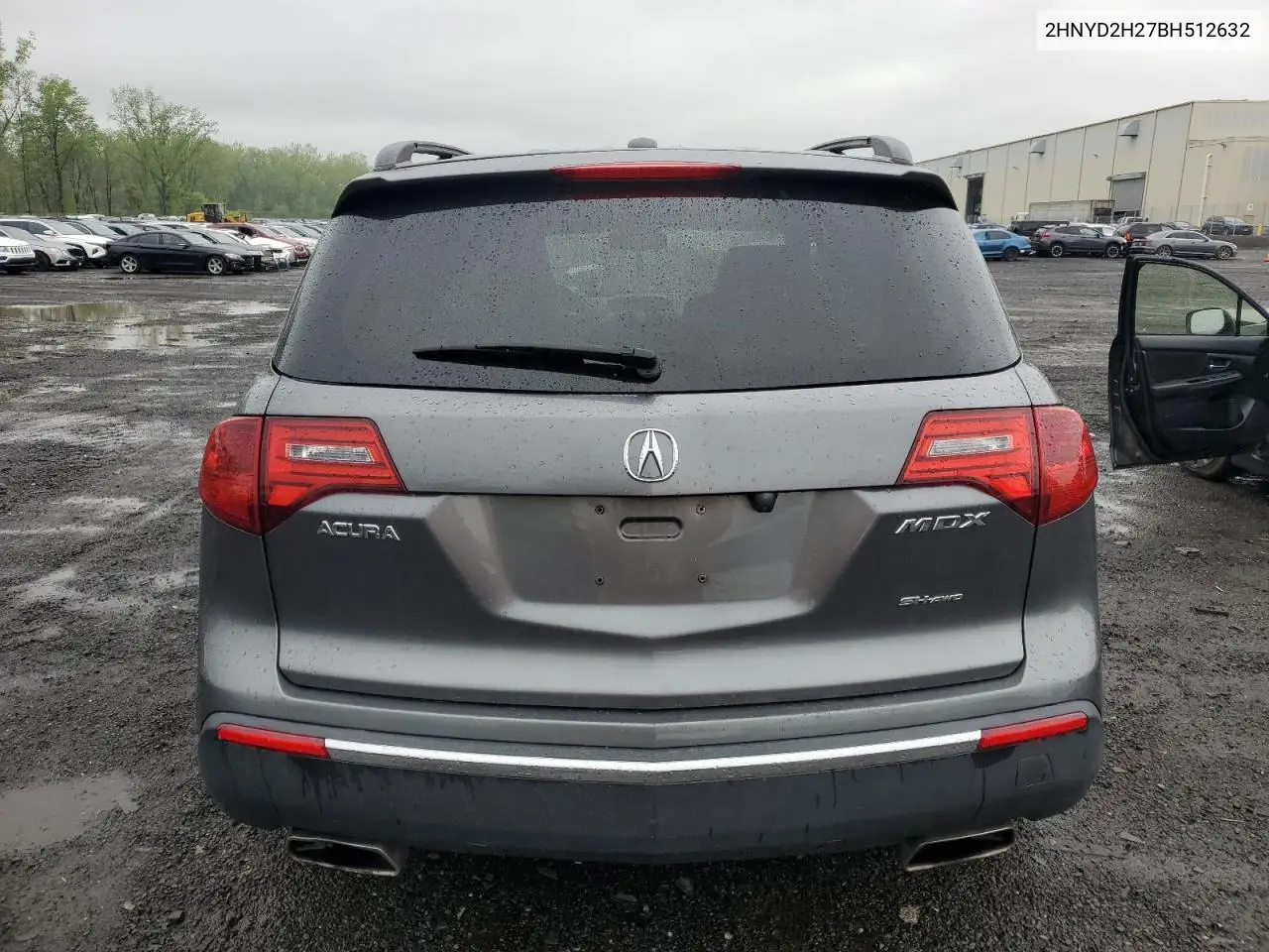2011 Acura Mdx VIN: 2HNYD2H27BH512632 Lot: 55914485