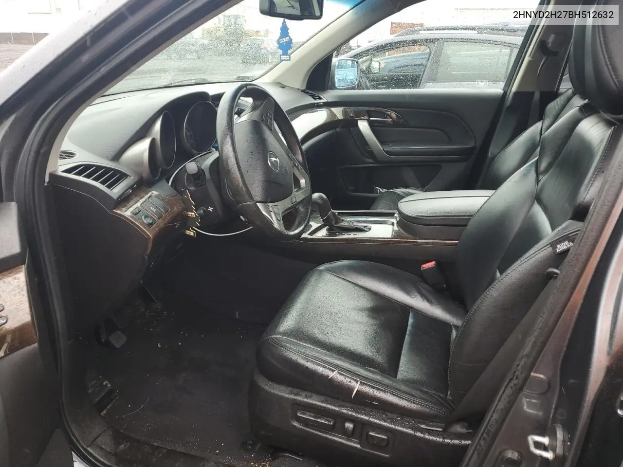 2011 Acura Mdx VIN: 2HNYD2H27BH512632 Lot: 55914485