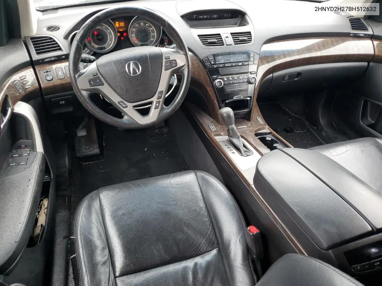 2011 Acura Mdx VIN: 2HNYD2H27BH512632 Lot: 55914485