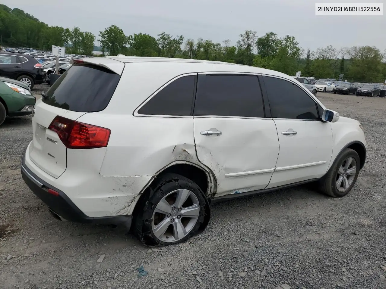 2011 Acura Mdx Technology VIN: 2HNYD2H68BH522556 Lot: 55933485
