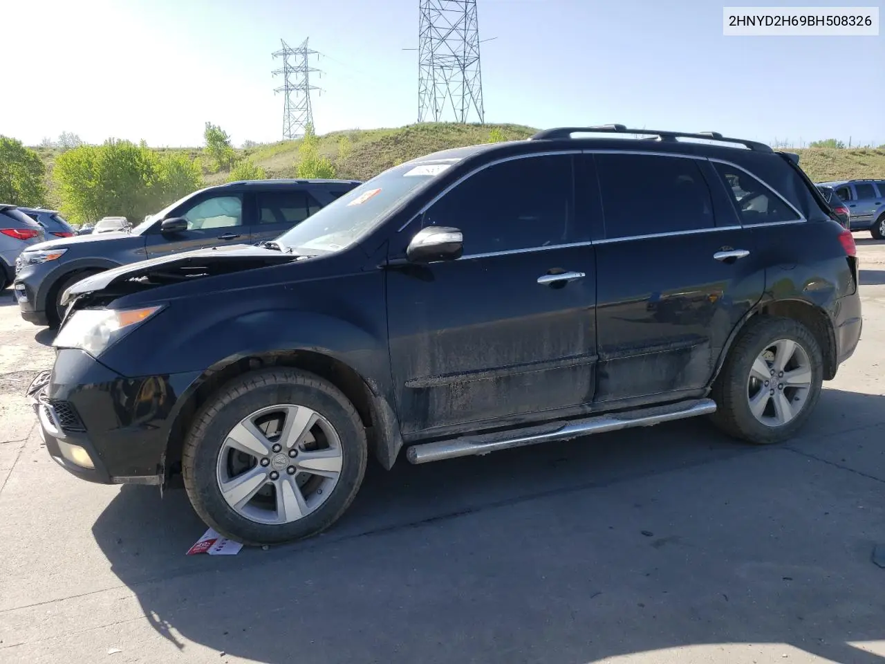 2011 Acura Mdx Technology VIN: 2HNYD2H69BH508326 Lot: 56689495