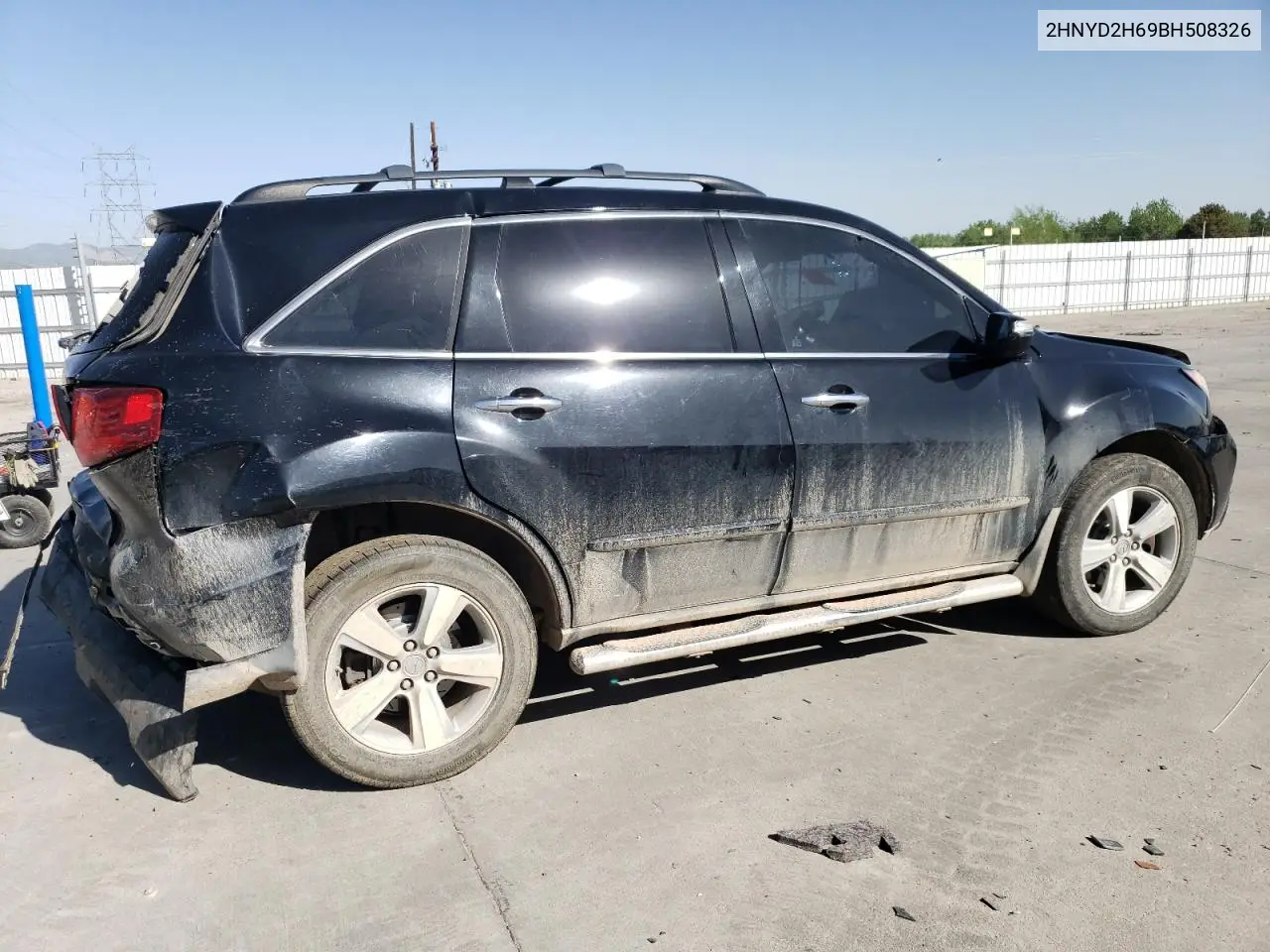 2011 Acura Mdx Technology VIN: 2HNYD2H69BH508326 Lot: 56689495
