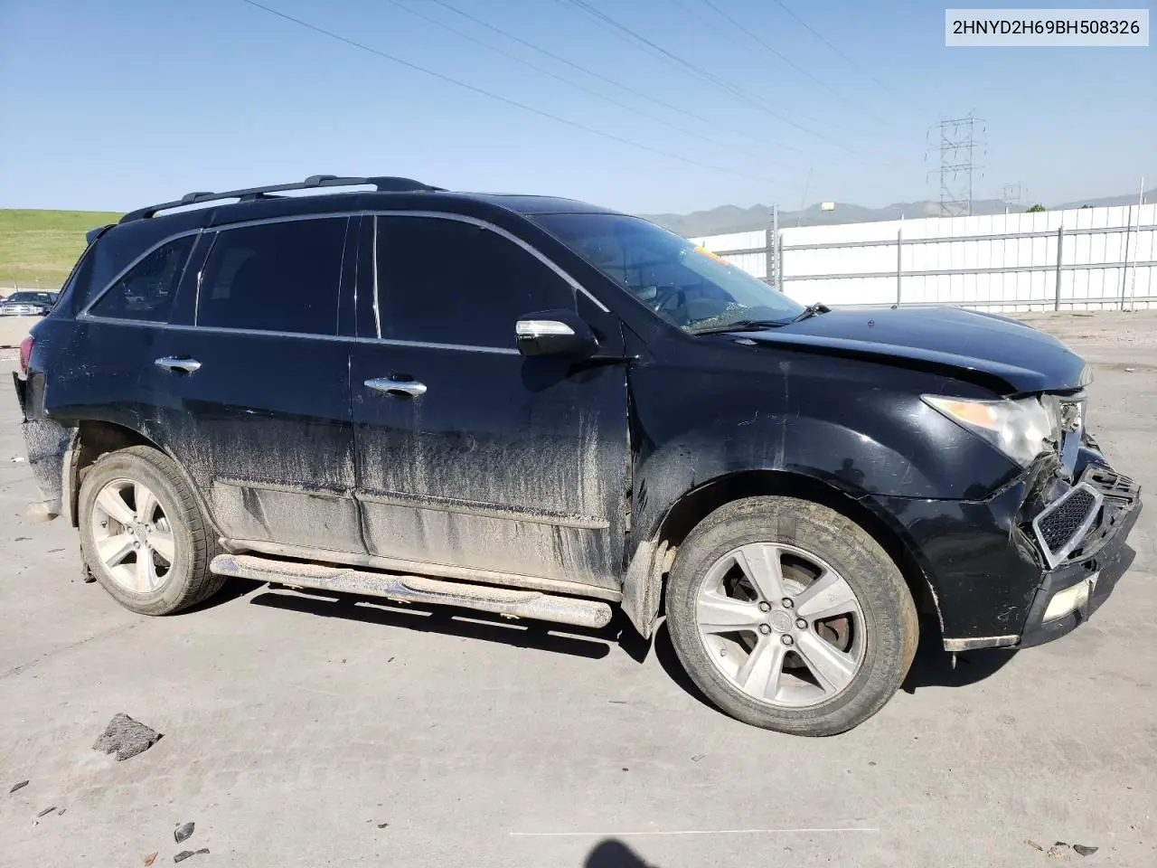 2011 Acura Mdx Technology VIN: 2HNYD2H69BH508326 Lot: 56689495