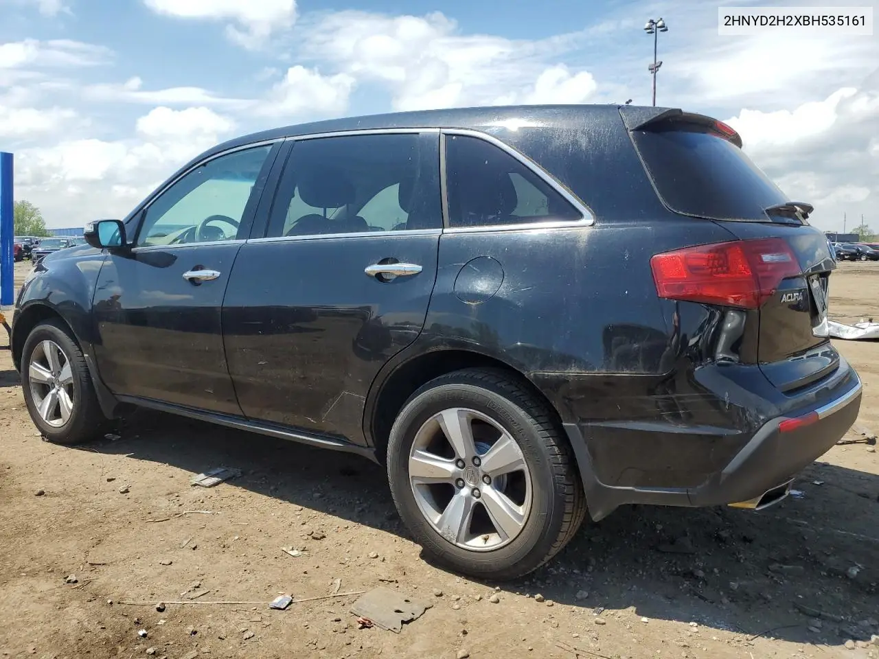 2011 Acura Mdx VIN: 2HNYD2H2XBH535161 Lot: 56824145