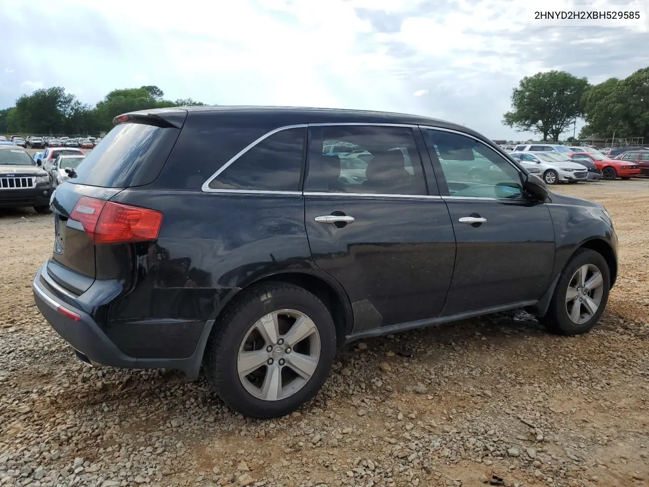 2011 Acura Mdx VIN: 2HNYD2H2XBH529585 Lot: 57184145